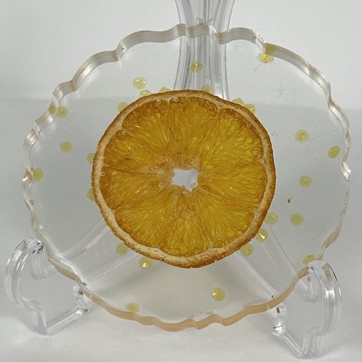 زیر لیوانی رزینی شفاف